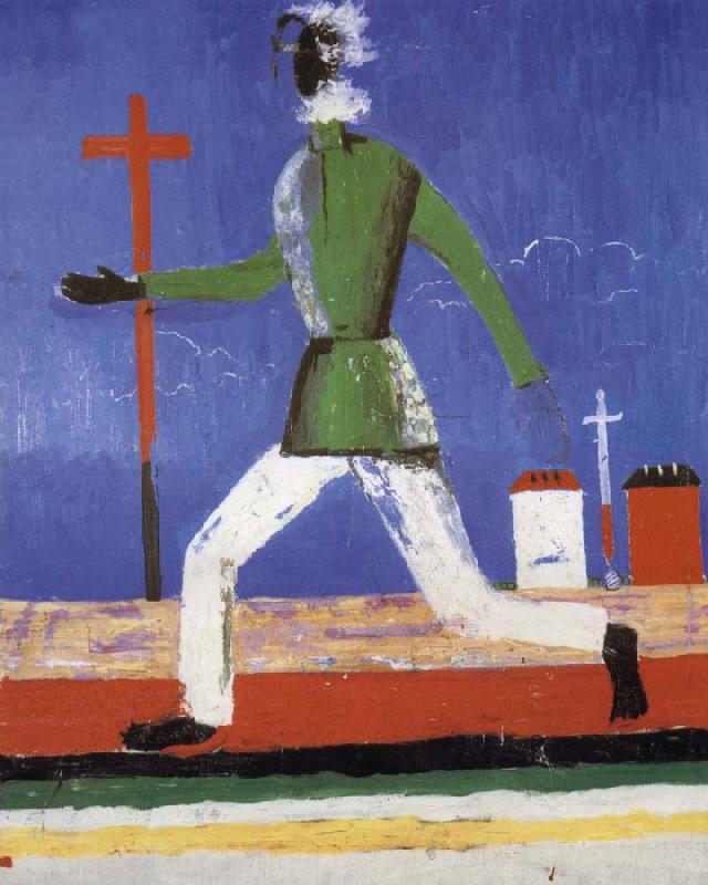 Kasimir Malevich The man running